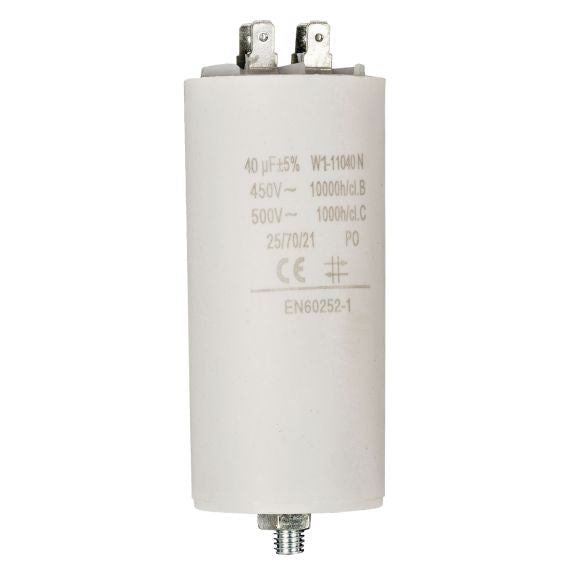Condensatore 40uF 450V con terminale M8 Condensatore 40uF 450V con terminale M8
